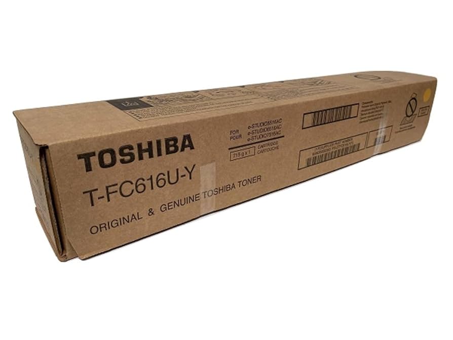 Amazon.com: Toshiba T-FC616U-Y Yellow Toner Cartridge